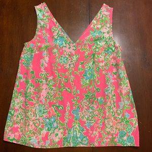 Lilly Pulitzer Silk Sleeveless Shirt XS